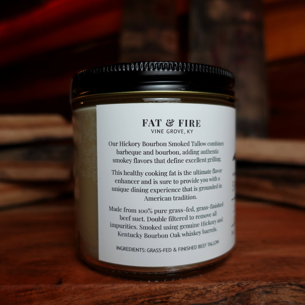 Hickory Bourbon Smoked Beef Tallow