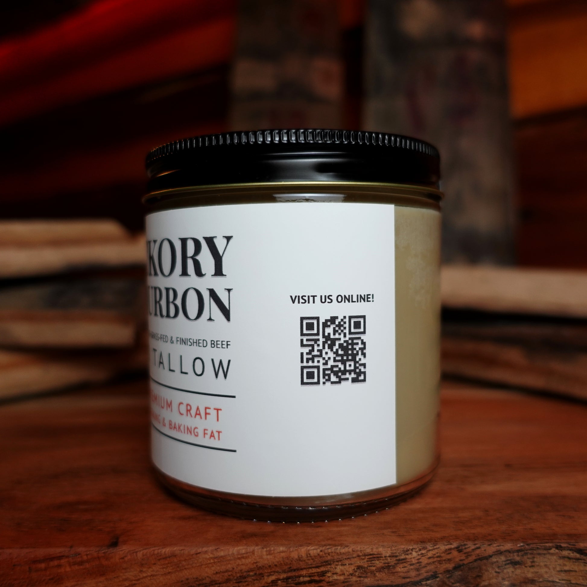 Hickory Bourbon Smoked Beef Tallow