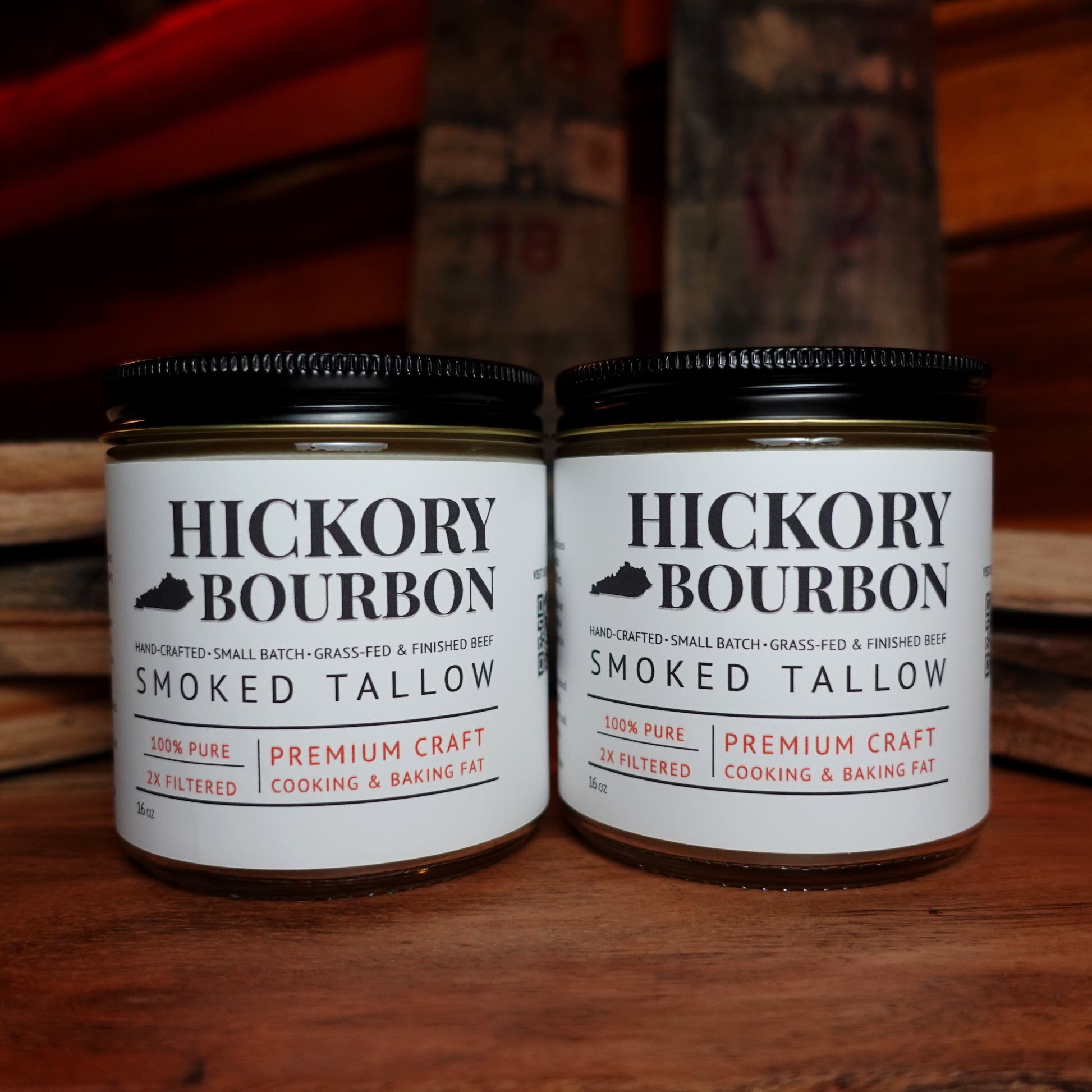Hickory Bourbon Smoked Tallow 2-Pack