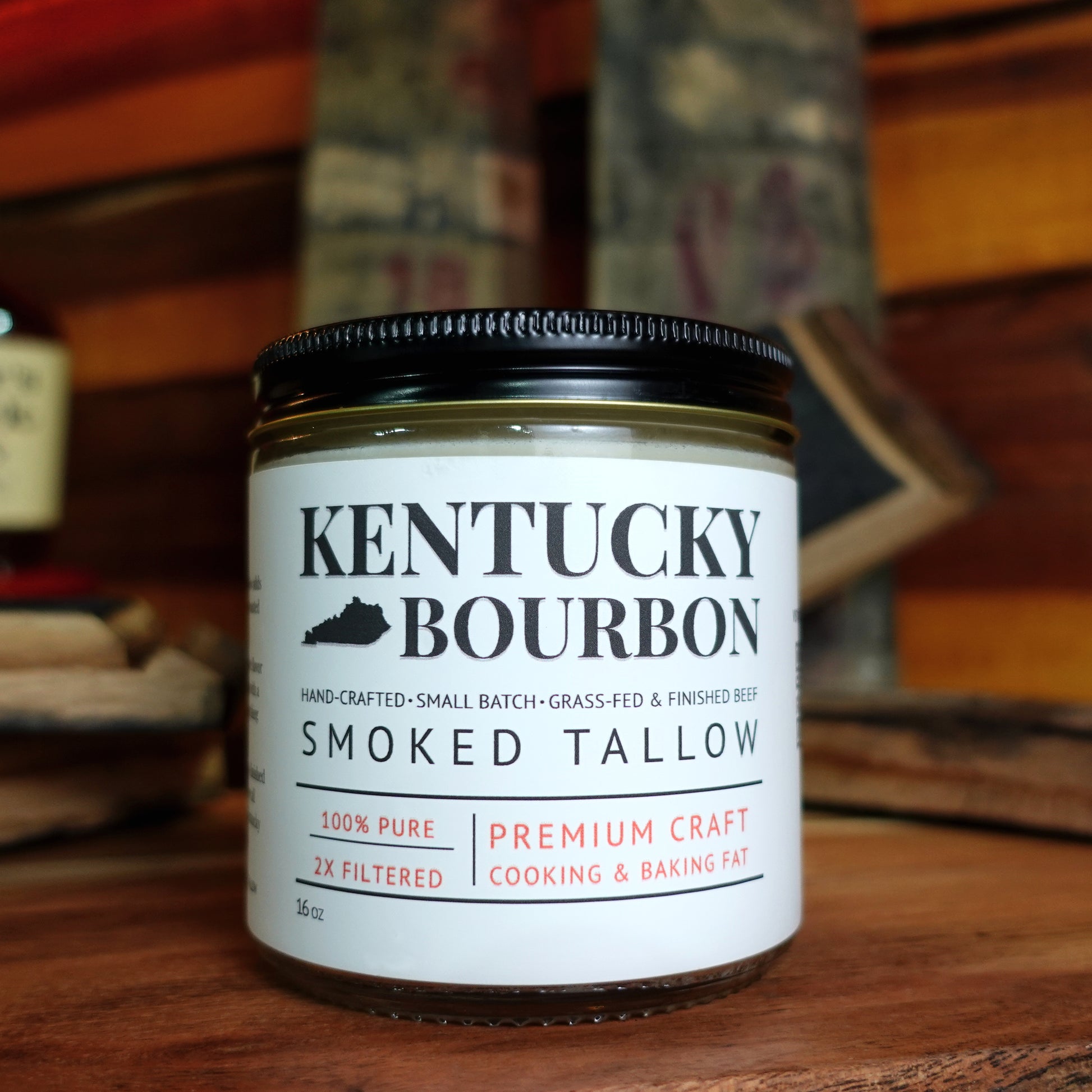 Kentucky Bourbon Smoked Beef Tallow