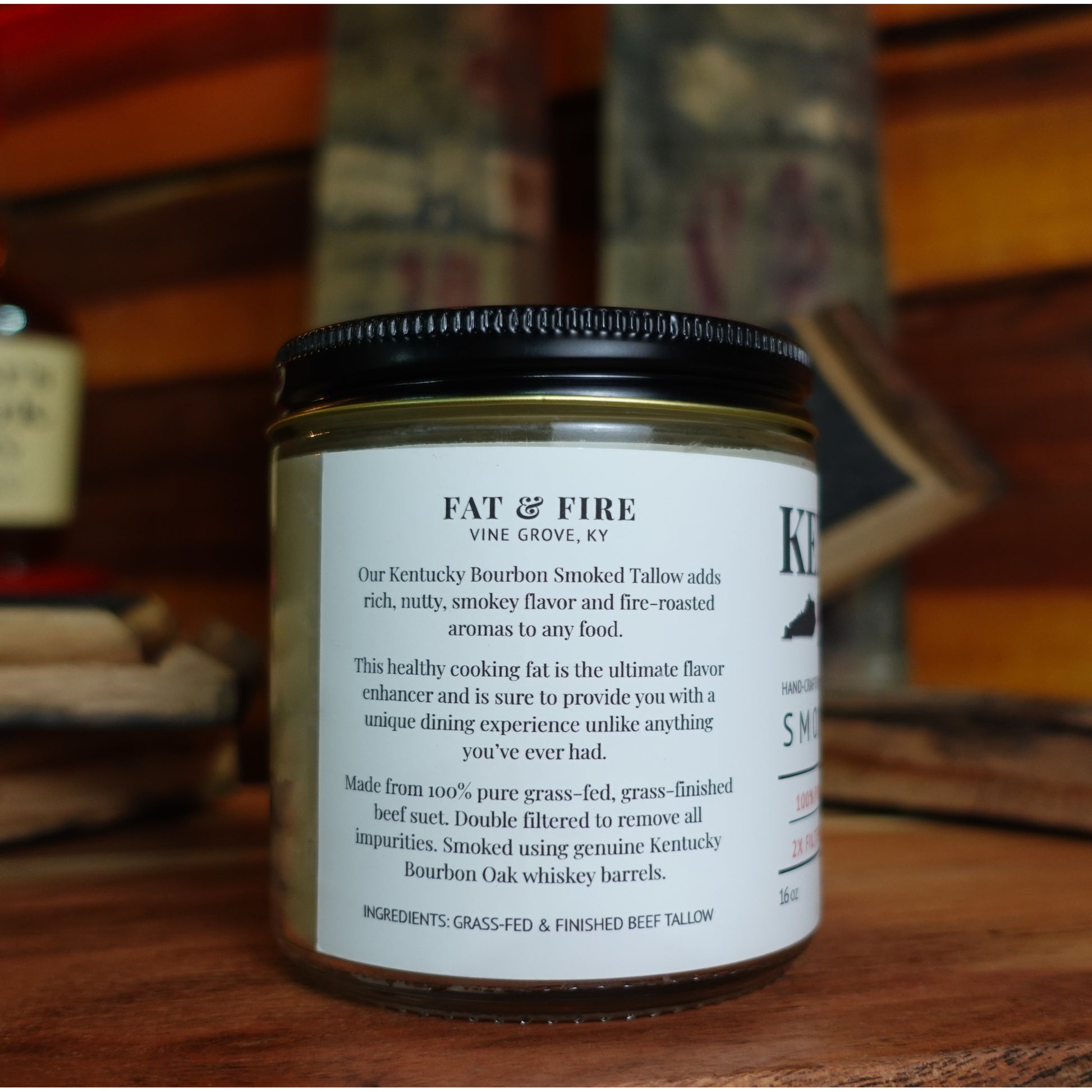 Kentucky Bourbon Smoked Beef Tallow
